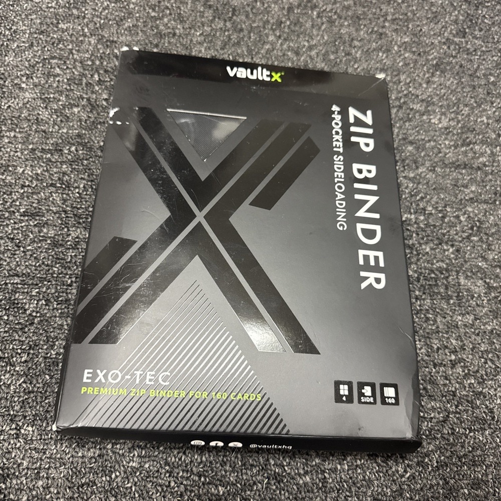 Vault X - 4-Pocket Exo-Tec® Zip Binder - New in Box